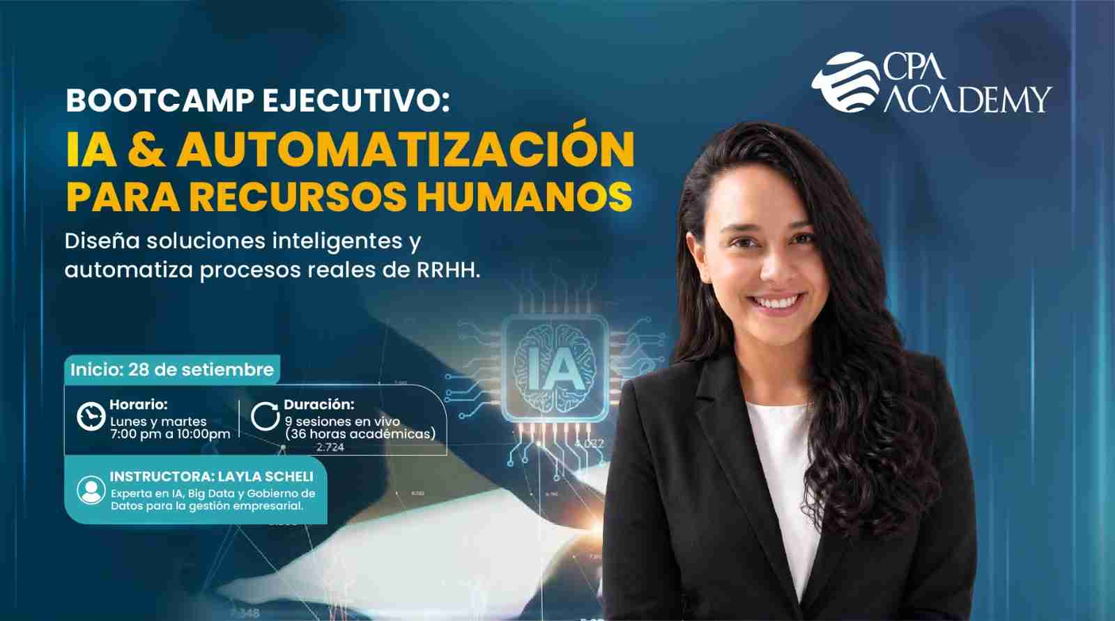BOOTCAMP EJECUTIVO: IA & AUTOMATIZACIÓN PARA RECURSOS HUMANOS