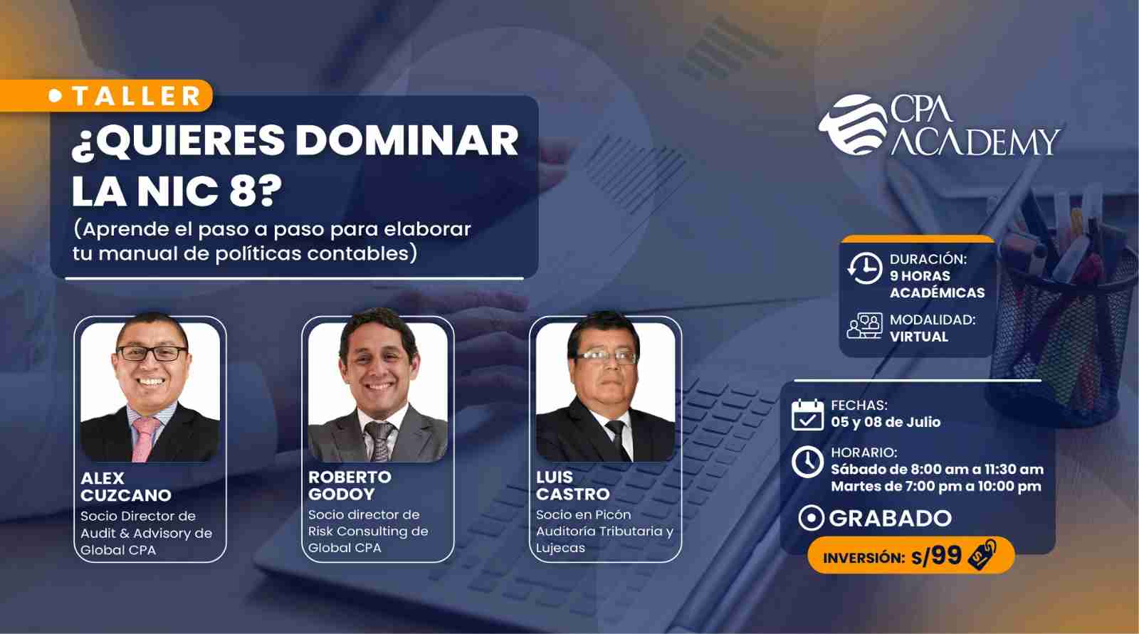 TALLER: NIC 8 - POLÍTICAS CONTABLES