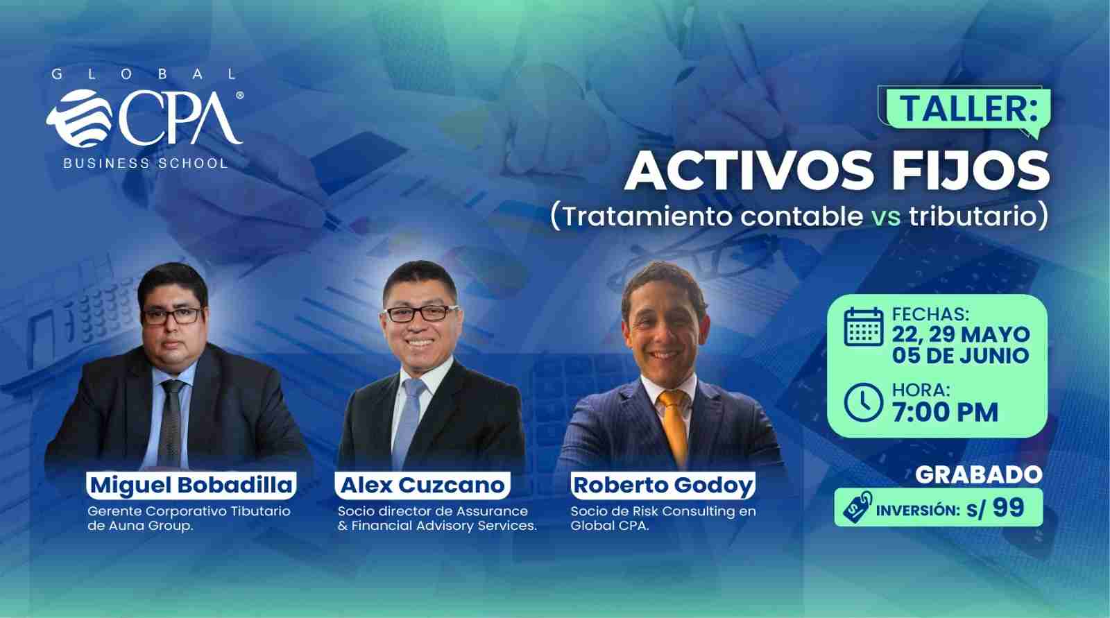 TALLER: ACTIVOS FIJOS