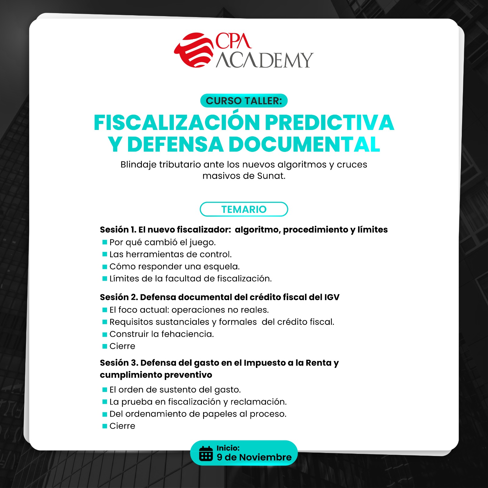 Temario Especializado